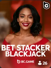 Bet Stacker Blackjack en BC Game Chile