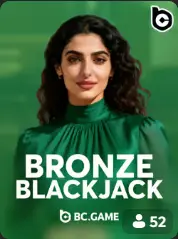 Bronze Blackjack en BC Game Chile