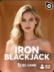 Iron Blackjack en BC Game Chile