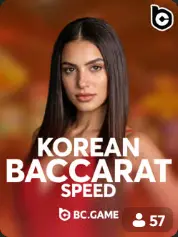 Korean Baccarat Speed en BC Game Chile