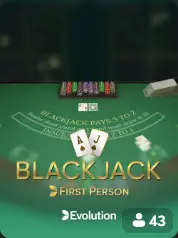 Blackjack First Person en BC Game Chile